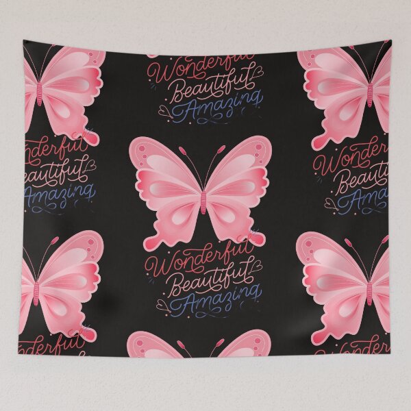 Item preview, Wonderful Beautiful Amazing Pink Butterfly Aesthetic Shirt designed and sold by Funnygiftsstudio .
