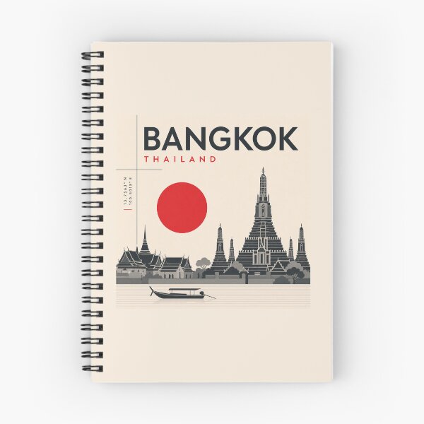 Item preview, Bangkok swiss style poster designed and sold by CMYKStudio.