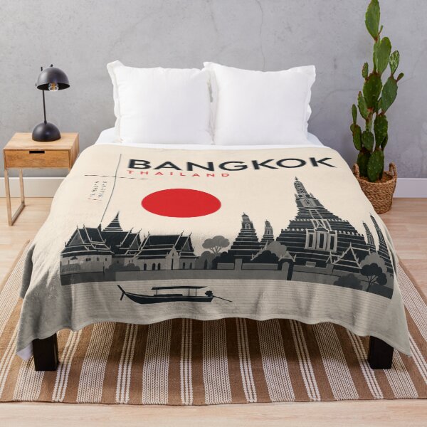 Item preview, Bangkok swiss style poster designed and sold by CMYKStudio.