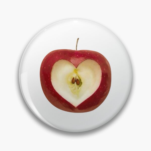 Item preview, Whimsy vintage heart apple designed and sold by ellmoswrld.