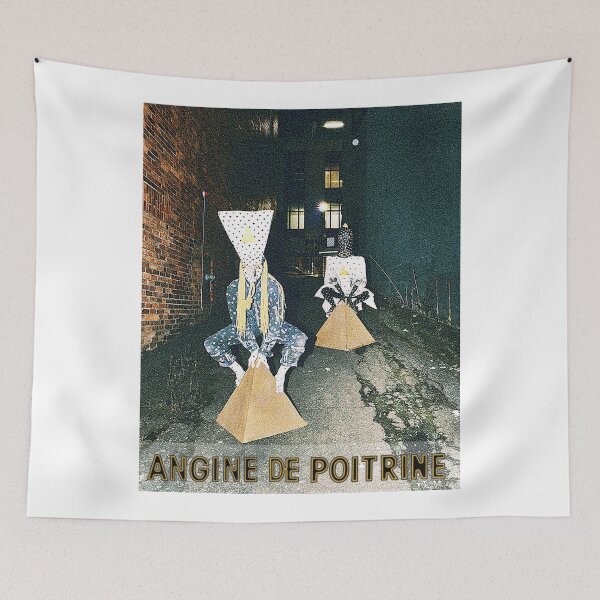 Item preview, ANGINE DE POITRINE IN AN ALLEY designed and sold by WallopFam.