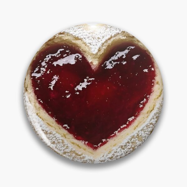 Item preview, Whimsy vintage jam drop heart biscuit designed and sold by ellmoswrld.