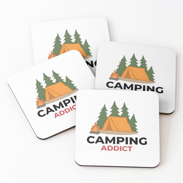 Item preview, Camping Addict Funny Outdoor Retro Wilderness designed and sold by Murvel-Ink.