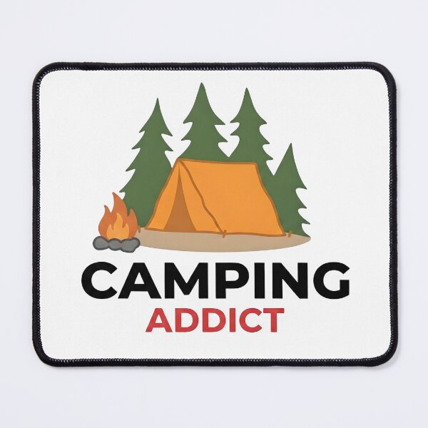 Item preview, Camping Addict Funny Outdoor Retro Wilderness designed and sold by Murvel-Ink.