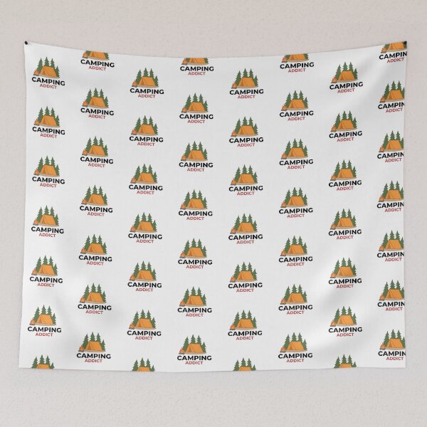 Item preview, Camping Addict Funny Outdoor Retro Wilderness designed and sold by Murvel-Ink.