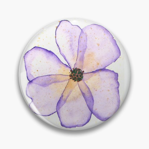 Item preview, Overexposed Purple Flower in Watercolor 1 designed and sold by Melissa Graf.