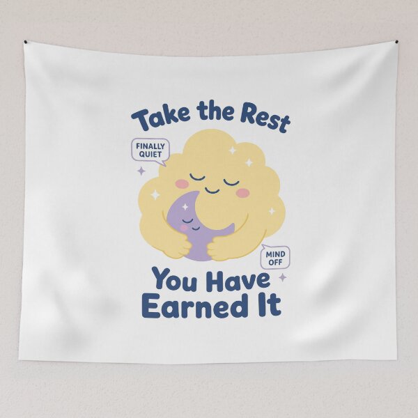 Item preview, Cloud Moon Hug Take The Rest designed and sold by NullSpacePrints.