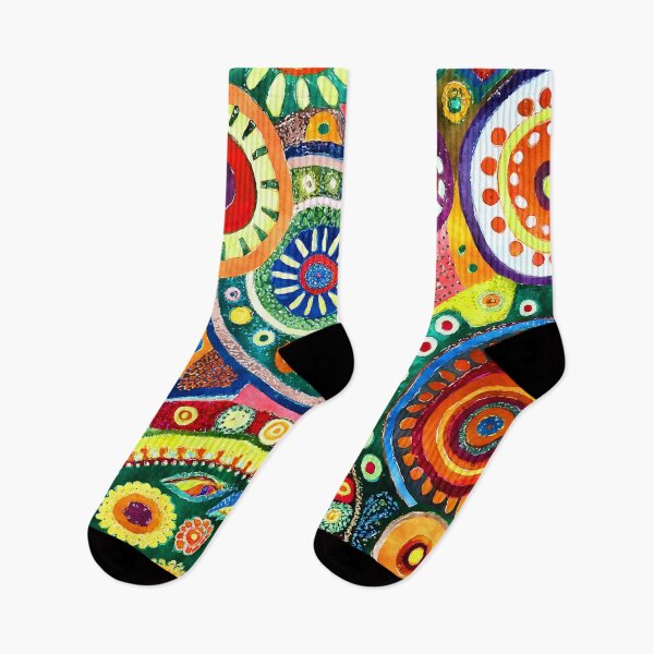 Item preview, Hippie 1960s Retro Psychedelic Abstract Art Vibrant Designs designed and sold by DEC02.