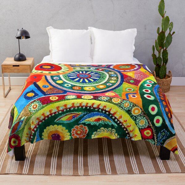 Item preview, Hippie 1960s Retro Psychedelic Abstract Art Vibrant Designs designed and sold by DEC02.