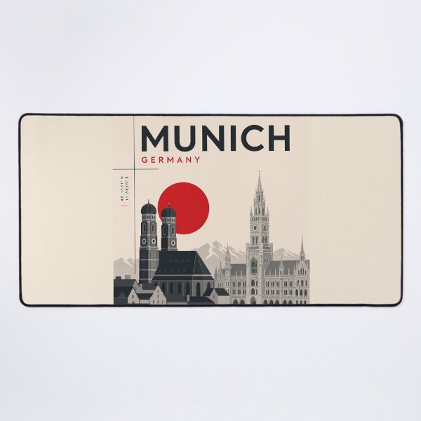 Item preview, Munich swiss style poster designed and sold by CMYKStudio.