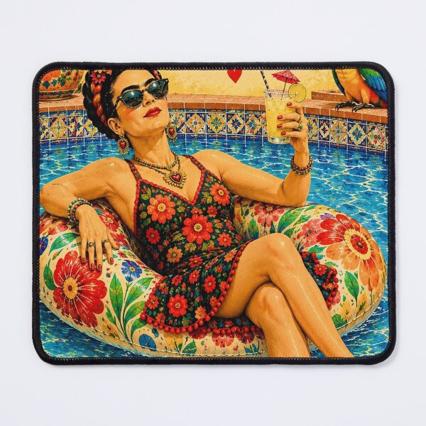 Item preview, Relaxing in the Pool Frida designed and sold by reggiemercedes.