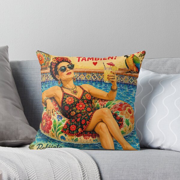 Item preview, Relaxing in the Pool Frida designed and sold by reggiemercedes.