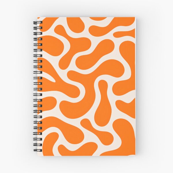 Item preview, Orange Lava Lamp Fluid Swirls - Minimalist Retro Pattern designed and sold by Billy Morfo™.