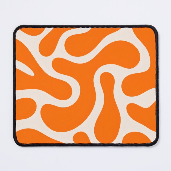 Item preview, Orange Lava Lamp Fluid Swirls - Minimalist Retro Pattern designed and sold by Billy Morfo™.
