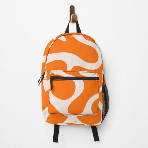 Item preview, Orange Lava Lamp Fluid Swirls - Minimalist Retro Pattern designed and sold by Billy Morfo™.
