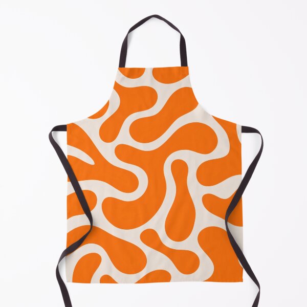 Item preview, Orange Lava Lamp Fluid Swirls - Minimalist Retro Pattern designed and sold by Billy Morfo™.