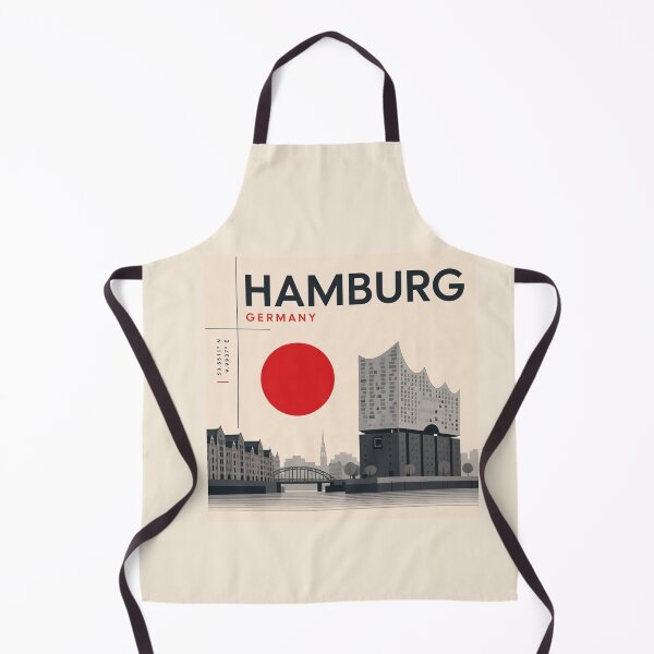 Item preview, Hamburg swiss style poster designed and sold by CMYKStudio.