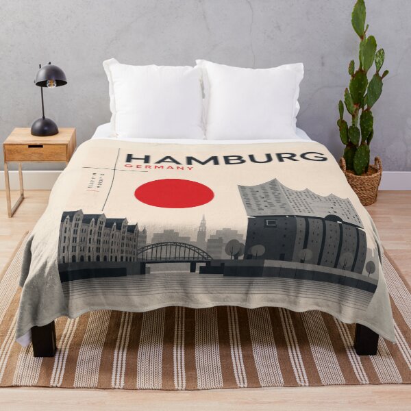 Item preview, Hamburg swiss style poster designed and sold by CMYKStudio.