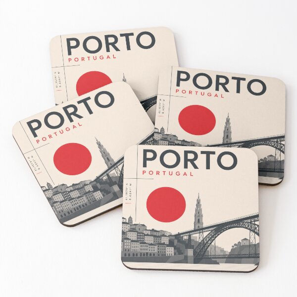 Item preview, Porto swiss style poster designed and sold by CMYKStudio.