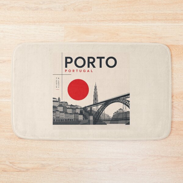 Item preview, Porto swiss style poster designed and sold by CMYKStudio.