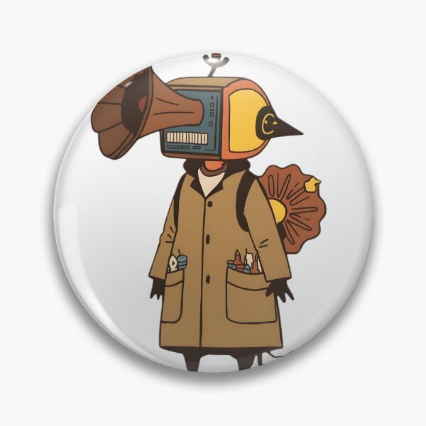 Item preview, Surreal Retro Gramophone TV Head Character designed and sold by vdjjtrub.