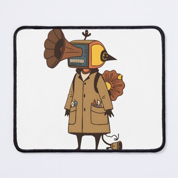 Item preview, Surreal Retro Gramophone TV Head Character designed and sold by vdjjtrub.