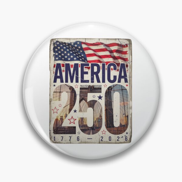 Item preview, America 250 New York City Semiquincentennial 1776 - 2026 Vintage Flag Skyline v6 designed and sold by DarylWelsh2024.