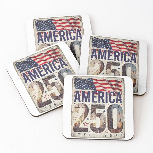 Item preview, America 250 New York City Semiquincentennial 1776 - 2026 Vintage Flag Skyline v6 designed and sold by DarylWelsh2024.
