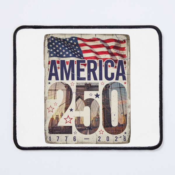 Item preview, America 250 New York City Semiquincentennial 1776 - 2026 Vintage Flag Skyline v6 designed and sold by DarylWelsh2024.