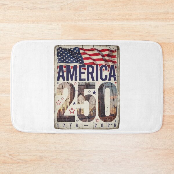 Item preview, America 250 New York City Semiquincentennial 1776 - 2026 Vintage Flag Skyline v6 designed and sold by DarylWelsh2024.