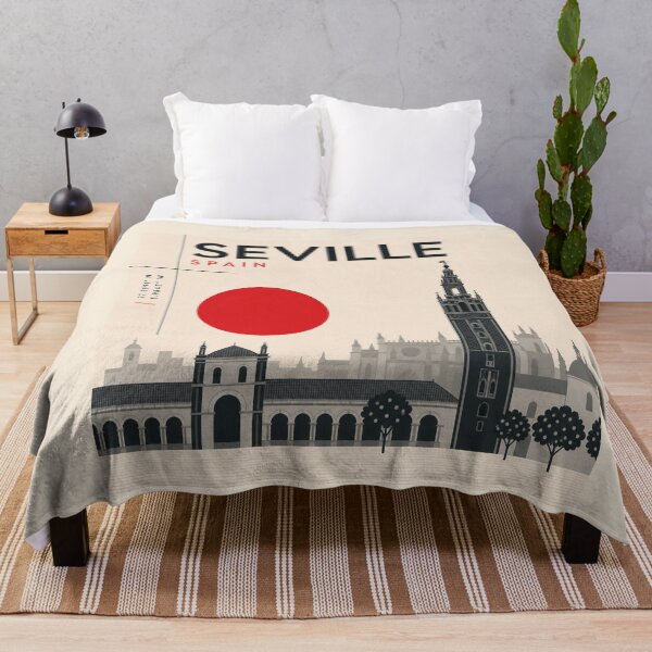 Item preview, Seville swiss style poster designed and sold by CMYKStudio.