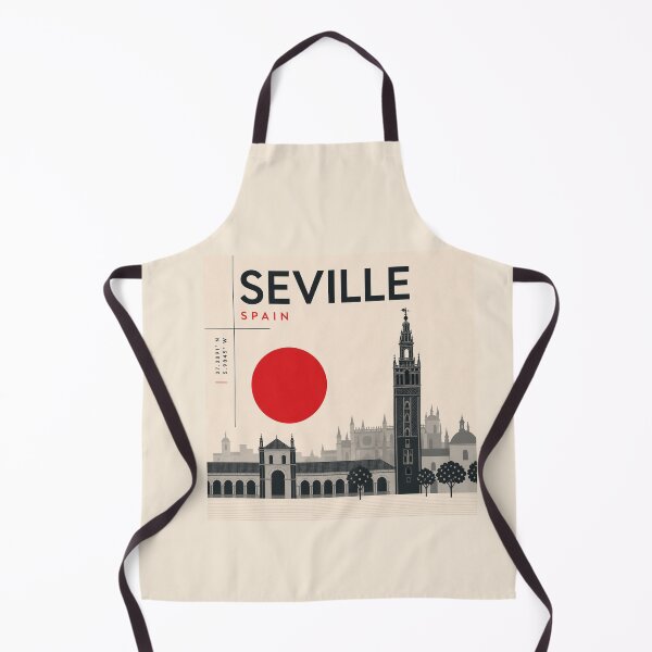 Item preview, Seville swiss style poster designed and sold by CMYKStudio.