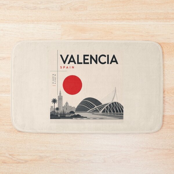Item preview, Valencia swiss style poster designed and sold by CMYKStudio.