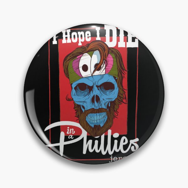 Item preview, Hope I Die Philly Baseball Zombie Fan designed and sold by Loopdrawings.