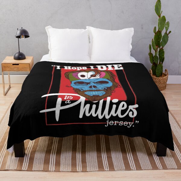 Item preview, Hope I Die Philly Baseball Zombie Fan designed and sold by Loopdrawings.