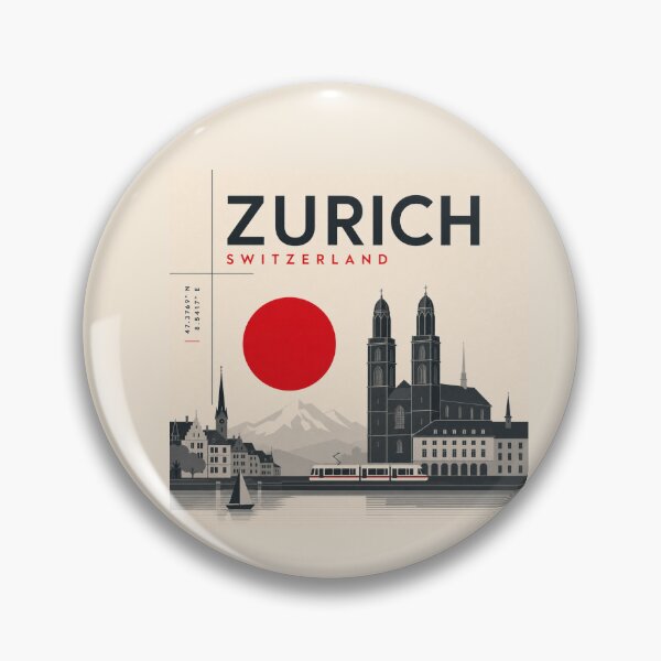 Item preview, Zurich swiss style poster designed and sold by CMYKStudio.