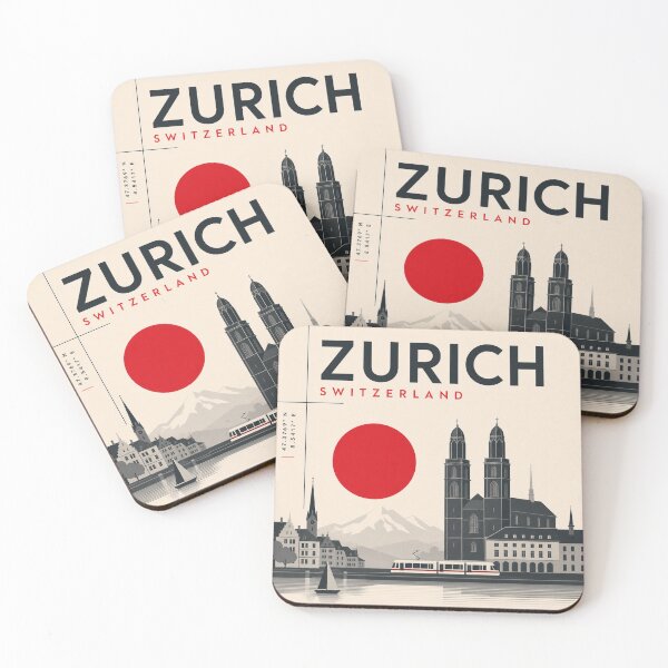 Item preview, Zurich swiss style poster designed and sold by CMYKStudio.