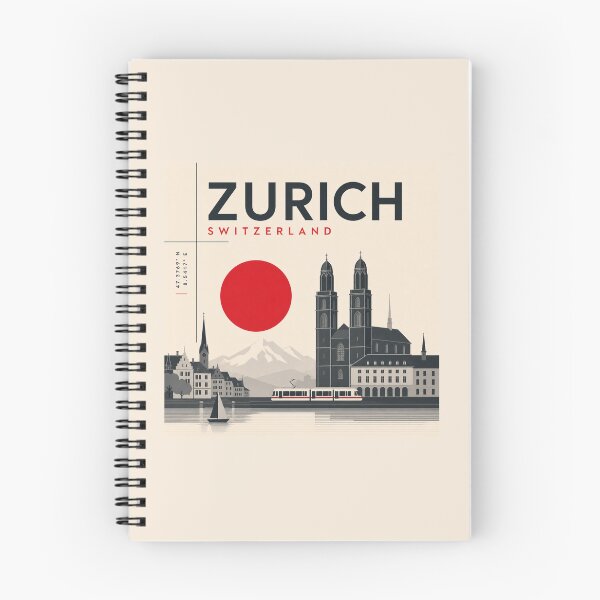 Item preview, Zurich swiss style poster designed and sold by CMYKStudio.
