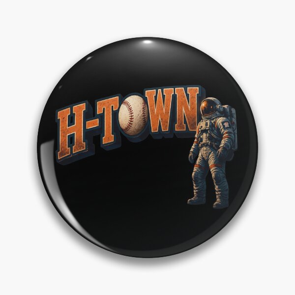 Item preview, H-Town Astronaut Baseball   designed and sold by Loopdrawings.
