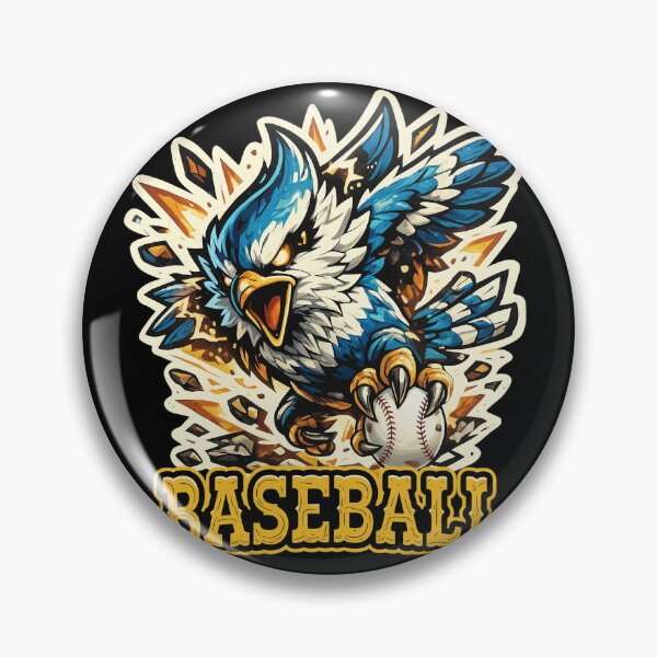 Item preview, Fierce Blue Bird Baseball Mascot Illustration designed and sold by Loopdrawings.
