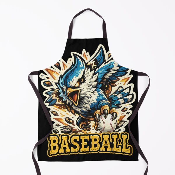 Item preview, Fierce Blue Bird Baseball Mascot Illustration designed and sold by Loopdrawings.