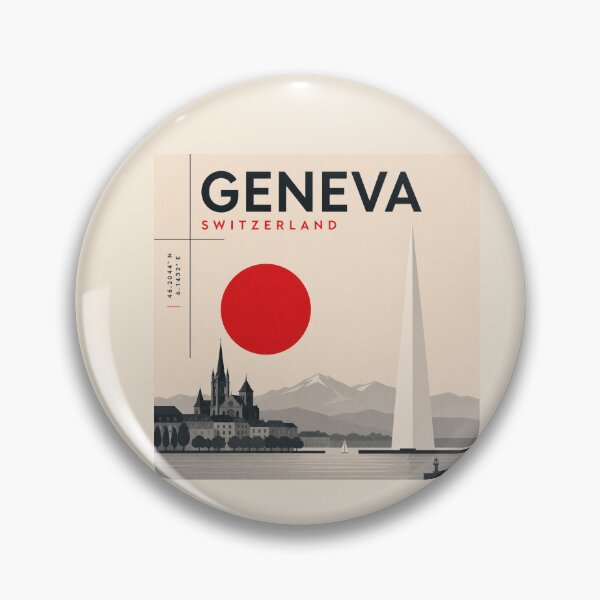 Item preview,  Geneva swiss style poster designed and sold by CMYKStudio.