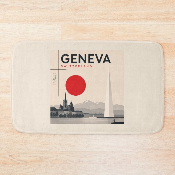 Item preview,  Geneva swiss style poster designed and sold by CMYKStudio.