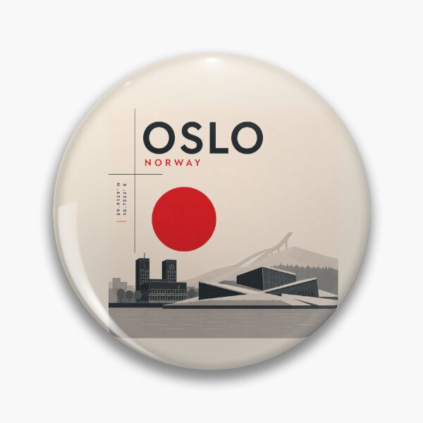Item preview, Oslo swiss style poster designed and sold by CMYKStudio.