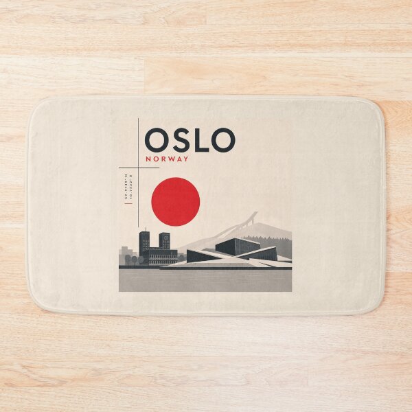 Item preview, Oslo swiss style poster designed and sold by CMYKStudio.