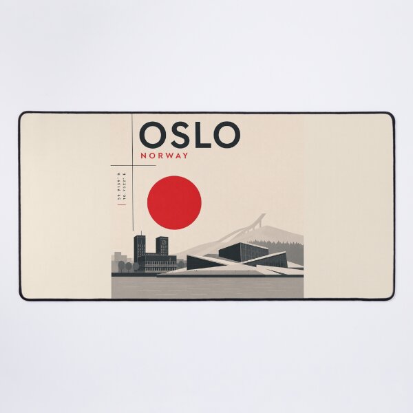 Item preview, Oslo swiss style poster designed and sold by CMYKStudio.