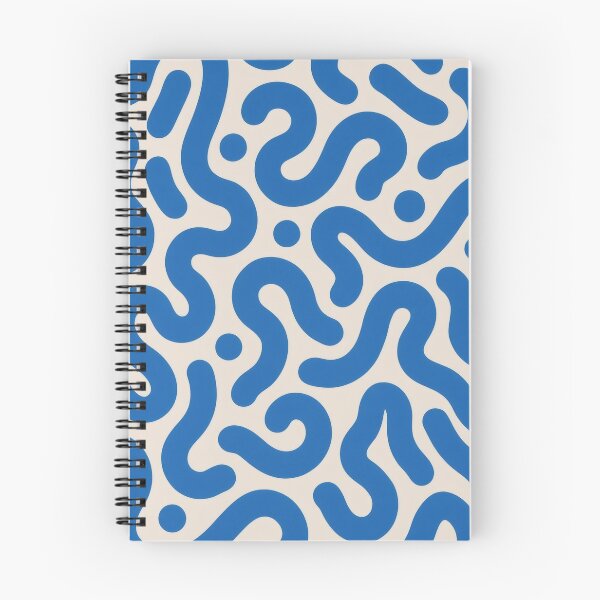 Item preview, Cobalt Blue Squiggles & Dots - Groovy Doodle Art designed and sold by Billy Morfo™.