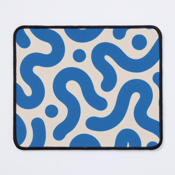 Item preview, Cobalt Blue Squiggles & Dots - Groovy Doodle Art designed and sold by Billy Morfo™.
