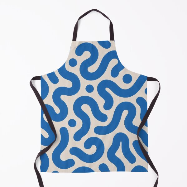 Item preview, Cobalt Blue Squiggles & Dots - Groovy Doodle Art designed and sold by Billy Morfo™.