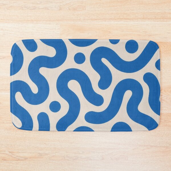 Item preview, Cobalt Blue Squiggles & Dots - Groovy Doodle Art designed and sold by Billy Morfo™.